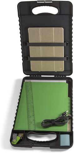 Officemate® OIC Tablet Clipboard Case, 16 1/10"H x 10 1/5"W x 1 3/10"D, Charcoal in Saudi Arabia