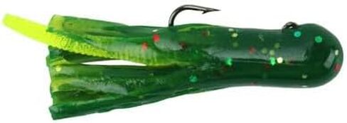 مجموعة من 4 أنابيب نار مع ذيل دودة النار - طُعم صيد نابض بالحياة ومتين لسمك السلمون المرقط والبانفيش والعين رمادية فاتحة اللون والباس - مقاس 1/16، مُجهزة مسبقًا للمياه العذبة in Kuwait