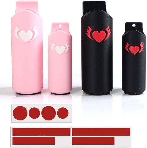 Stick Holder for Car - Upright LipBalm: Cute Holding with Strong Back Adhesive for Automotive Interior Accessories for Women Desk Nightstand Dresser Bedside Table Car Decor - Pack of 4 in Saudi Arabia