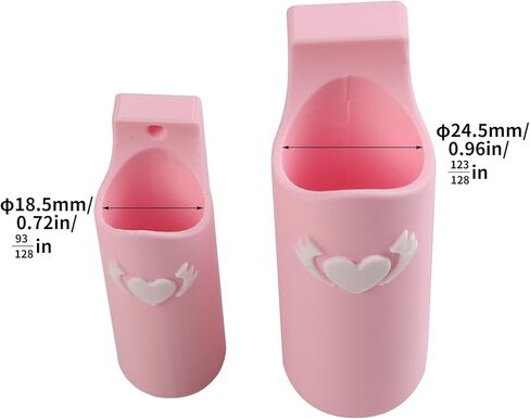 Stick Holder for Car - Upright LipBalm: Cute Holding with Strong Back Adhesive for Automotive Interior Accessories for Women Desk Nightstand Dresser Bedside Table Car Decor - Pack of 4 in Saudi Arabia