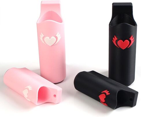 Stick Holder for Car - Upright LipBalm: Cute Holding with Strong Back Adhesive for Automotive Interior Accessories for Women Desk Nightstand Dresser Bedside Table Car Decor - Pack of 4 in Saudi Arabia