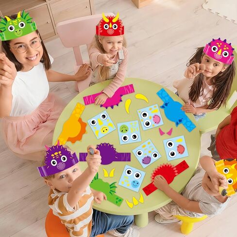 24 مجموعة من عصابات رأس عيد الميلاد من Qyeahkj، مجموعات حرفية لعيد الميلاد الرنة DIY مصنوعات التاج الورقية للأطفال في فصل الشتاء، عيون الرنة، ملصقات الأنف والقرن، أنشطة الفصل الدراسي المنزلية، هدايا الشتاء للحفلات in Kuwait