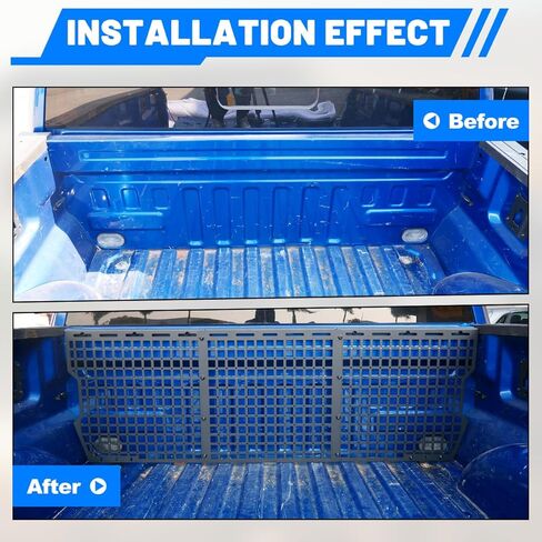 WOLFSTORM Front Truck Bed Molle Panel Compatible with 2015-2020 Ford F150 Truck Bed Organizers and Storage Replacement for Pickup Accessories in Saudi Arabia