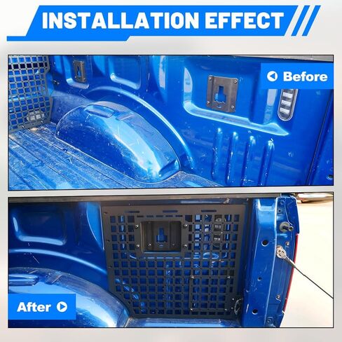 WOLFSTORM Front Truck Bed Molle Panel Compatible with 2015-2020 Ford F150 Truck Bed Organizers and Storage Replacement for Pickup Accessories in Kuwait