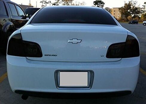 Precut Vinyl Tint Cover for 2008-2012 Chevrolet Malibu Taillights (20% Dark Smoke) in Saudi Arabia