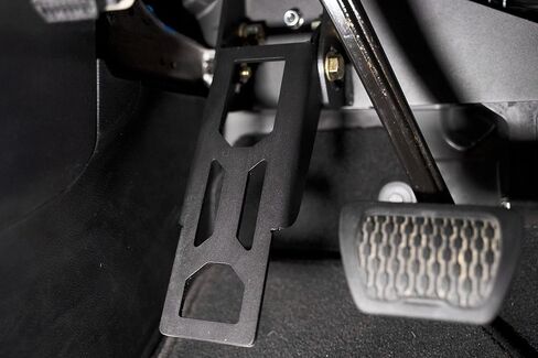 Adjustable Dead Pedal Compatible with 2018-2025 Jeep Wrangler JL & 2020-2025 Gladiator JT | Adjustable Foot Rest Angle | Left Side Mount | Automatic Transmission Only | DV8 Offroad in Saudi Arabia