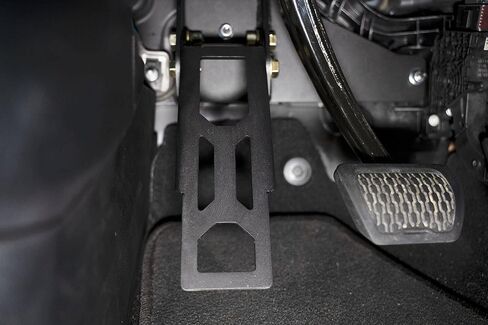 Adjustable Dead Pedal Compatible with 2018-2025 Jeep Wrangler JL & 2020-2025 Gladiator JT | Adjustable Foot Rest Angle | Left Side Mount | Automatic Transmission Only | DV8 Offroad in Saudi Arabia