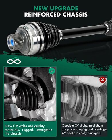 SCITOO Front CV Axle Shaft Assembly Compatible with 2015-2019 for Porsche Macan NCV23039,95B407271,95B407271A,95B407271B,95B407271D,95B407271F,95B407271H in Saudi Arabia