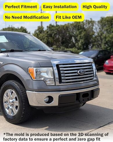 غطاء وسادة حماية المصد الأمامي F150 ودعامة إطار لوحة الترخيص لـ 2021 2022 2023 Ford F-150 استبدال # ML3Z-17E810-AA، ML3Z-17E811-AA، ML3Z-17A385-BB، ML3Z17A385BB in Saudi Arabia