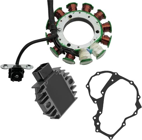 Stator Regulator Rectifier W/Gasket Kit 31120-HM8-004 31600-HM8-013 Fits for Honda 2001-2002 in Saudi Arabia