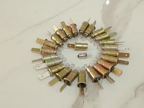 25 PCS BA 7S 7mm Bulb and Holder for Speedometer tachometers gauges Dash Board Instruments in Saudi Arabia