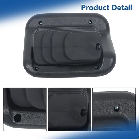 Silscvtt Black Manual Transfer Case 4 x 4 Shifter Outer Rubber Boot Replacement for F-Series 1992-1998 F2TZ-7277-A in Saudi Arabia