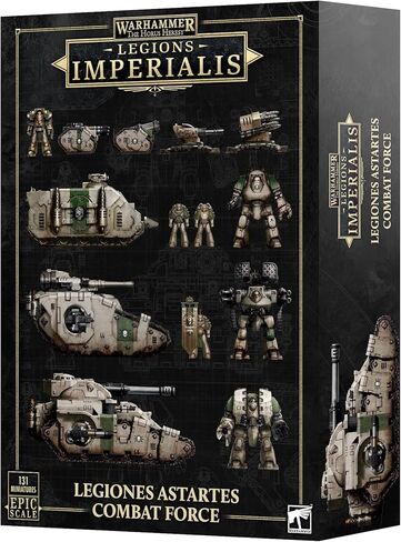 Games Workshop Legiones Astartes: Combat Force – 22 Multi-Part Space Marine Miniatures with Leviathan Dreadnought, Deimos Rhino, and Customisation Transfers in Saudi Arabia