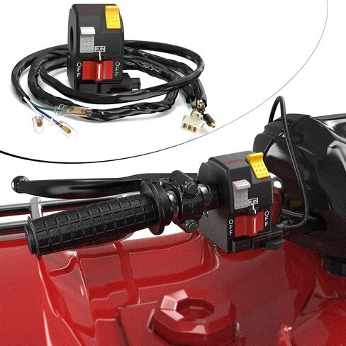 New Upgraded Starter Solenoid Relay & Control Switch Kit Replacement for Honda 300 Fourtrax TRX300 TRX300FW 2X4 4x4 ATV 1988 1989 1990 1991 1992 1993 1994 1995 35850-HC4-000 35200-HC4-004 in Kuwait