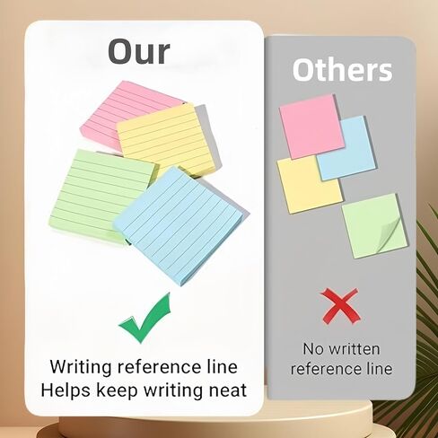 Colorful Sticky Notes Set - 100 Sheets, Easy Post & Remove, Ideal for Office, Home & School Use, Available in Large & Small Sizes in Saudi Arabia