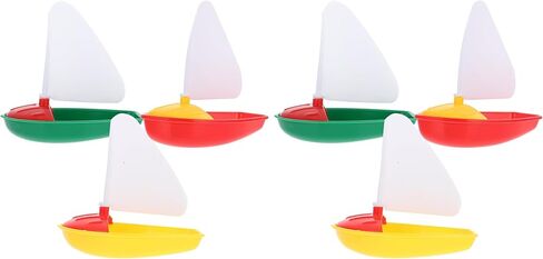 Toyvian 1 مجموعة لعبة القوارب 3 قطع طفل حوض الاستحمام القوارب الشراعية للأطفال ألعاب القوارب الصغيرة المراكب الشراعية العائمة حمام السباحة السائبة اليخوت لعب الأطفال قوارب حوض الاستحمام لعبة القوارب الشراعية البلاستيكية لعب للأطفال الصغار in Kuwait