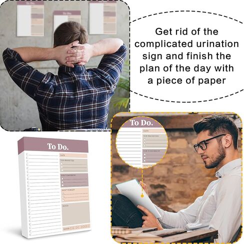 300 ورقة للقيام بقائمة المفكرة والأشياء التي يجب القيام بها، لوحة كتابة المذكرة، بطاقة المكتبة، الجدول اليومي، لوحة الملاحظات، تذكير مخطط تخطيط المكتب، قائمة الواجبات المنزلية للمهام اليومية، 6 × 8 بوصات (للفعل) in Kuwait