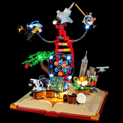 LED Light Kit Compatible with Lego The Evolution of STEM Building Blocks Model - Lighting Set for Ideas 21355 (Model Set Not Included) in Saudi Arabia