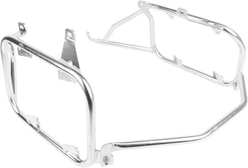 Rack Motorcycle Top Case Stainless Steel Bracket Saddlebag Luggage Boxs Holder Compatible for CFMOTO MT450 450 MT(Silver Pannier Rack) in Saudi Arabia