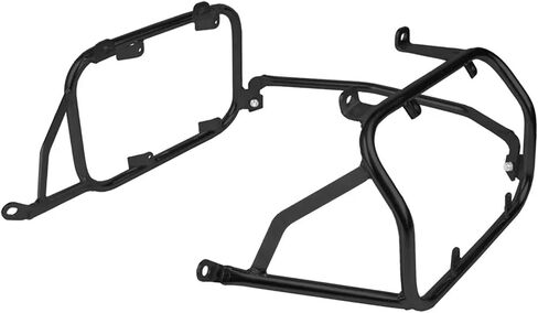 Rack Motorcycle Top Case Stainless Steel Bracket Saddlebag Luggage Boxs Holder Compatible for CFMOTO MT450 450 MT(Silver Pannier Rack) in Saudi Arabia
