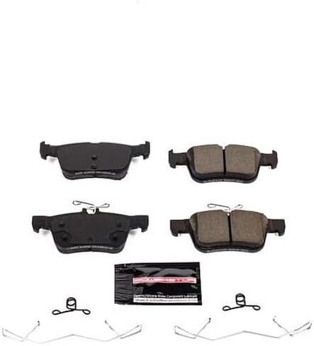 Power Stop Z23-1833 Rear Z23 Sport Carbon Fiber Infused Ceramic Brake Pads with Hardware For Edge, Escape, Fusion, Police Responder Hybrid, SSV Plug-In Hybrid, Continental, Nautilus [Model Specific] in Saudi Arabia
