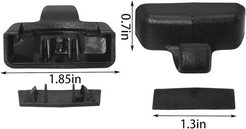 2-Pack Window Shade Hook Compatible with Honda Pilot 2016-2022 Passport 2019-2021 Rear Door Sun Shade Hook Clip Retainer Holder with Cover in Saudi Arabia