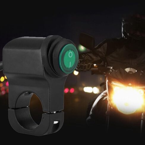 Motorcycle Handlebar Switch, 12V Universal 22Mm Motorcycle Handlebar Switche Headlight Fog Light On-Off Button Switch, interruptor moto in Saudi Arabia