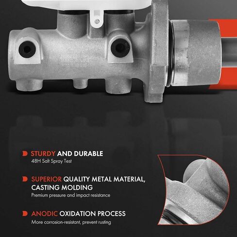 A-Premium Brake Master Cylinder with Reservoir and Cap Compatible with Ford Vehicles - F-250 Super Duty, F-350 Super Duty, F-450 Super Duty, F-550 Super Duty, 2008-2010 - Replace# 8C3Z2140K in Saudi Arabia