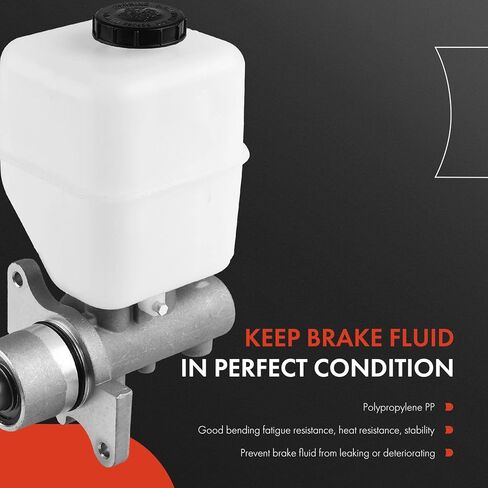 A-Premium Brake Master Cylinder with Reservoir and Cap Compatible with Ford Vehicles - F-250 Super Duty, F-350 Super Duty, F-450 Super Duty, F-550 Super Duty, 2008-2010 - Replace# 8C3Z2140K in Saudi Arabia