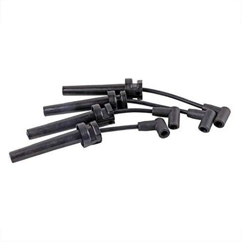 Ignition Spark Plug Wires 7mm (4PC Set) for 2002-2005 Jeep Liberty for 2003-2006 Jeep Wrangler L4 2.4L in Saudi Arabia