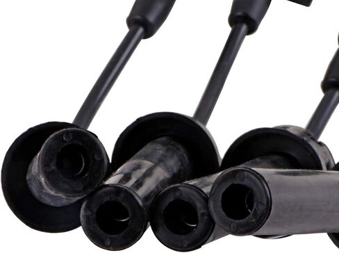 Ignition Spark Plug Wires 7mm (4PC Set) for 2002-2005 Jeep Liberty for 2003-2006 Jeep Wrangler L4 2.4L in Saudi Arabia