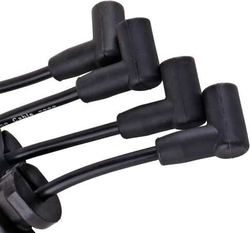 Ignition Spark Plug Wires 7mm (4PC Set) for 2002-2005 Jeep Liberty for 2003-2006 Jeep Wrangler L4 2.4L in Saudi Arabia