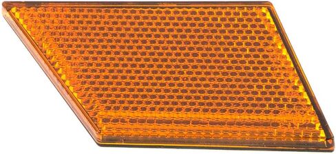 Polaris GEM Rhombus Reflector, Left, Amber, Genuine OEM Part 5451345, Qty 1 in Saudi Arabia