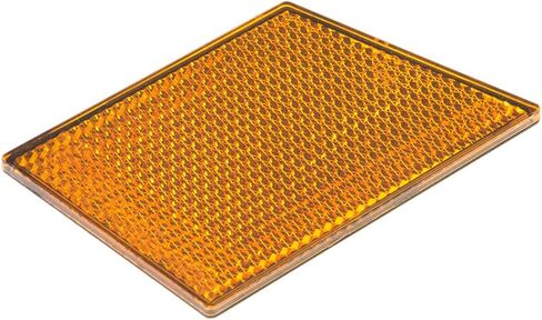 Polaris GEM Rhombus Reflector, Left, Amber, Genuine OEM Part 5451345, Qty 1 in Saudi Arabia