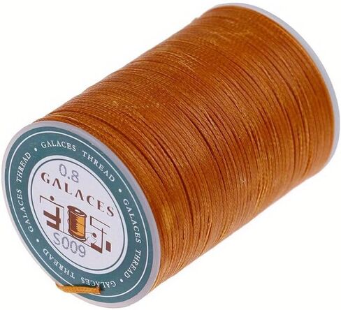 90 MetersDIY Sewing Thread Polyester Cord Waxed Leather 0.8mm Tool Hand Stitching (S036) in Saudi Arabia