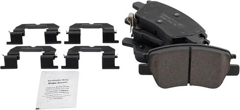 Front and Rear Brake Pad Set Ceramic Hardware Compatible with 2017-2021 Chevrolet Bolt EV 2016-2019 Cruze 2016-2019 Volt in Saudi Arabia