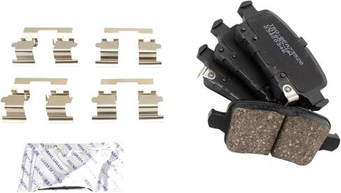 Front and Rear Brake Pad Set Ceramic Hardware Compatible with 2017-2021 Chevrolet Bolt EV 2016-2019 Cruze 2016-2019 Volt in Saudi Arabia