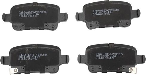 Front and Rear Brake Pad Set Ceramic Hardware Compatible with 2017-2021 Chevrolet Bolt EV 2016-2019 Cruze 2016-2019 Volt in Saudi Arabia