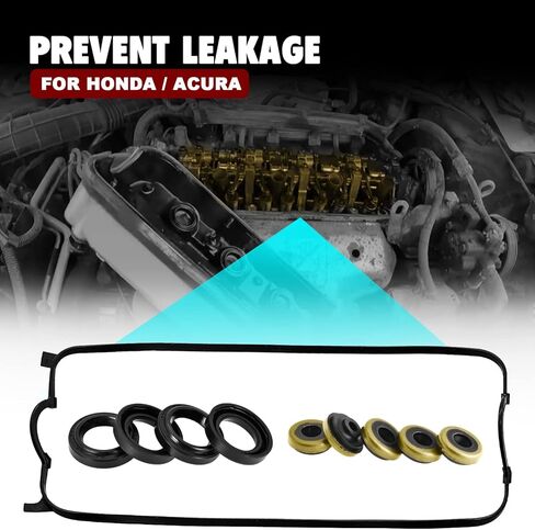 مجموعة حشية غطاء صمام المحرك بديلة لـ 2003-2009 Honda Accord Odyssey Pilot Ridgeline Acura RL TL MDX 3.0L 3.5L V6 VS50607R 12030-RJA-010 12341-RCA-A00 12030-RCA-A00 in Kuwait