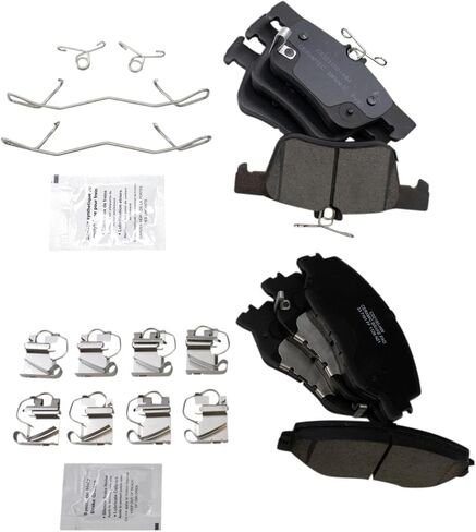 Front and Rear Brake Pad Set Ceramic Hardware Compatible with 2019-2021 Honda Insight in Saudi Arabia