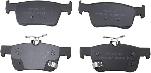 Front and Rear Brake Pad Set Ceramic Hardware Compatible with 2019-2021 Honda Insight in Saudi Arabia