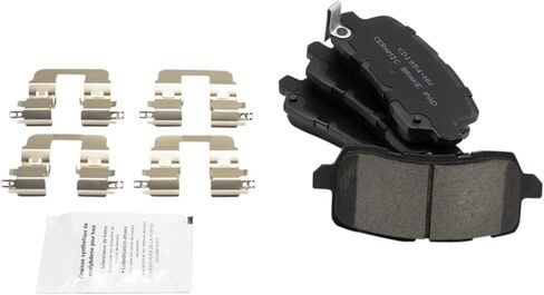 Front and Rear Brake Pad Set Ceramic Hardware Compatible with 2017-2020 Acura MDX in Saudi Arabia