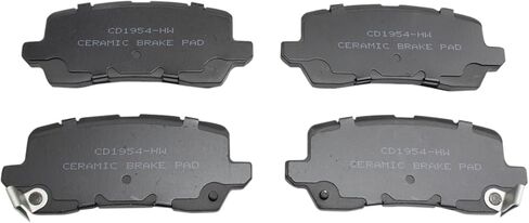 Front and Rear Brake Pad Set Ceramic Hardware Compatible with 2017-2020 Acura MDX in Saudi Arabia
