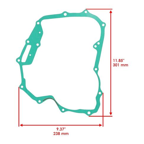 Caltric Clutch Gasket Compatible with Honda Trx450Es Trx450S Foreman 450 4X4 1998-2001 in Saudi Arabia