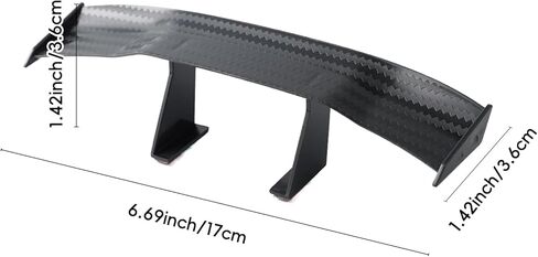 3Pcs Black Car Spoiler Wings,which can be Used for improving Your car's Aerodynamics, reducing Drag, and Increasing Fuel Efficiency. in Saudi Arabia