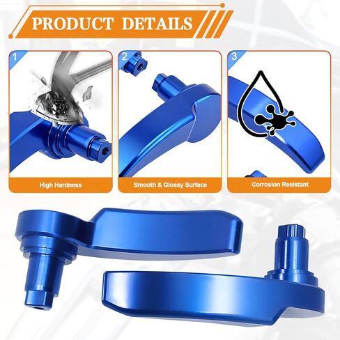 Blue Saddlebags Latch Kit Saddle Bags Latches Lifter & 2Pcs Seat Bolt Screw for Harley Touring, Street Glide, Road Glide, Electra Glide, Road King 2014-2025 Model in Saudi Arabia