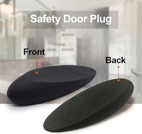 Large Door Stoppers Heavy Duty Rubber Door Stop Wedge Big Door Stopper for Bottom of Door Home Office School Door Stops Door Stopper,Door Stops,Door Stoppers for Bottom （Black） in Saudi Arabia