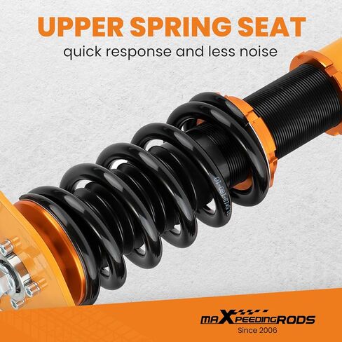 maxpeedingrods Coilovers for Mazda RX-8 2004-2011، دعامات طقم تعليق Coilovers قابل للتعديل للارتفاع، ممتص الصدمات المسبق، مجموعة خفض، ذهبي in Saudi Arabia