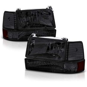 ACANII - For 1992-1996 Ford Bronco F150 F250 F350 Headlights Corner Lights Signal Bumper Lamps Driver + Passenger Side