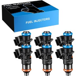 YZHIDIANF 0280158233 Fuel Injectors Fit For:-Dodge Avenger Challenger Charger Durango, For:-Ram 1500 For:-Jeep Grand Cherokee Wrangler For:-Chrysler 300 Town and Country 2011-2019 3.6L FJ1147 (6 Pcs)